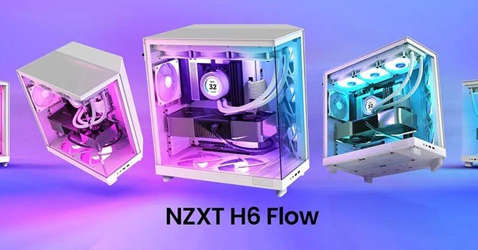 Gabinete NZXT H6 Flow Branco + Frete Grátis