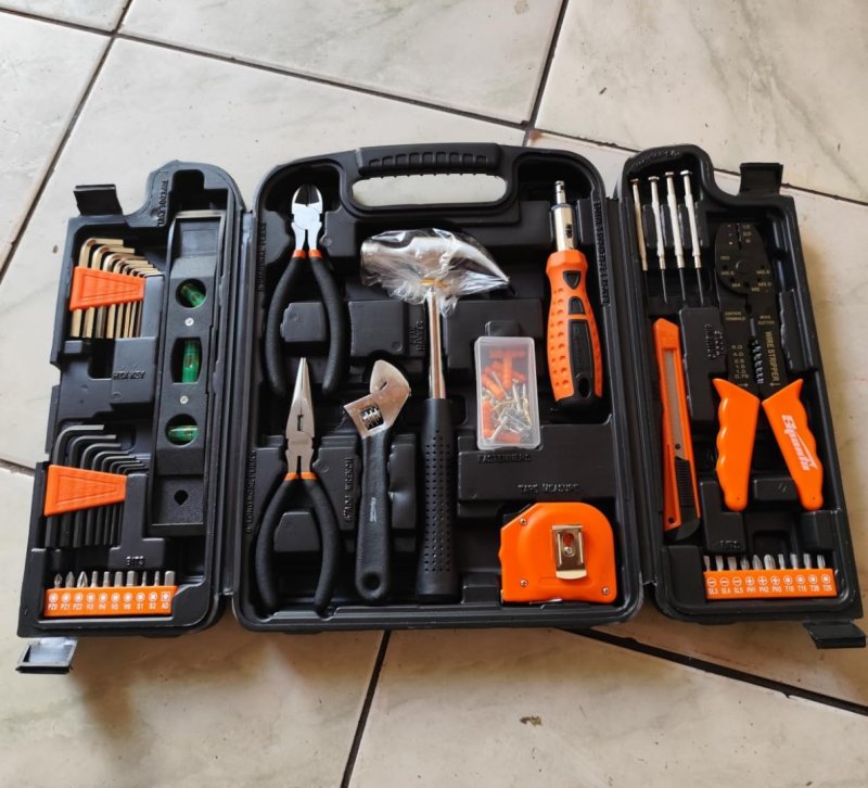 Sparta Maleta de ferramentas kit com 129 peças