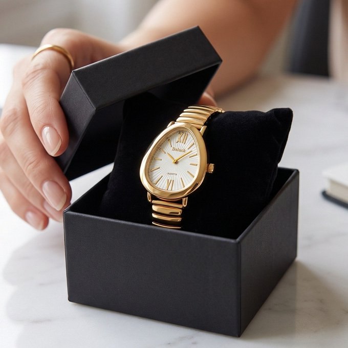 Relógio de Pulso Bracelete Tulipa Feminino + Frete Grátis