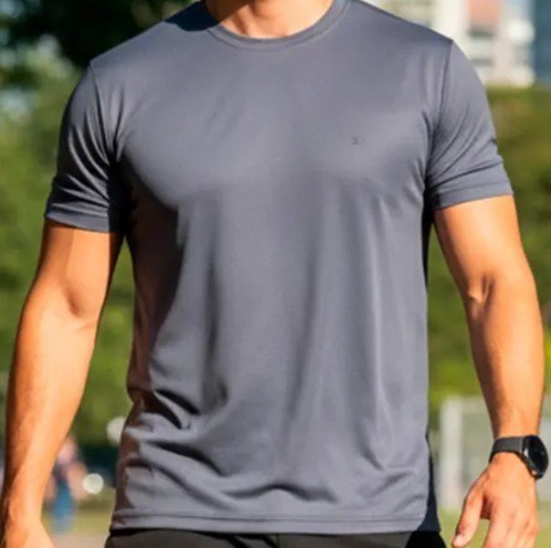Kit 4 Camiseta Dry-fit Sandrini Masculina Academia Caminhada