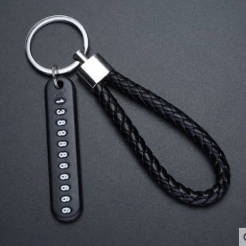 Novo Chaveiro De Couro Figura Pingente Fob