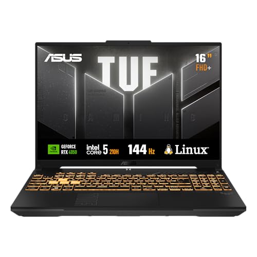 ASUS TUF Gaming F16 Intel Core 5, RTX 4050, 8 GB, 512 GB SSD, KeepOS, 16.0'' FHD, Mecha Gray - FX607VU-RL054