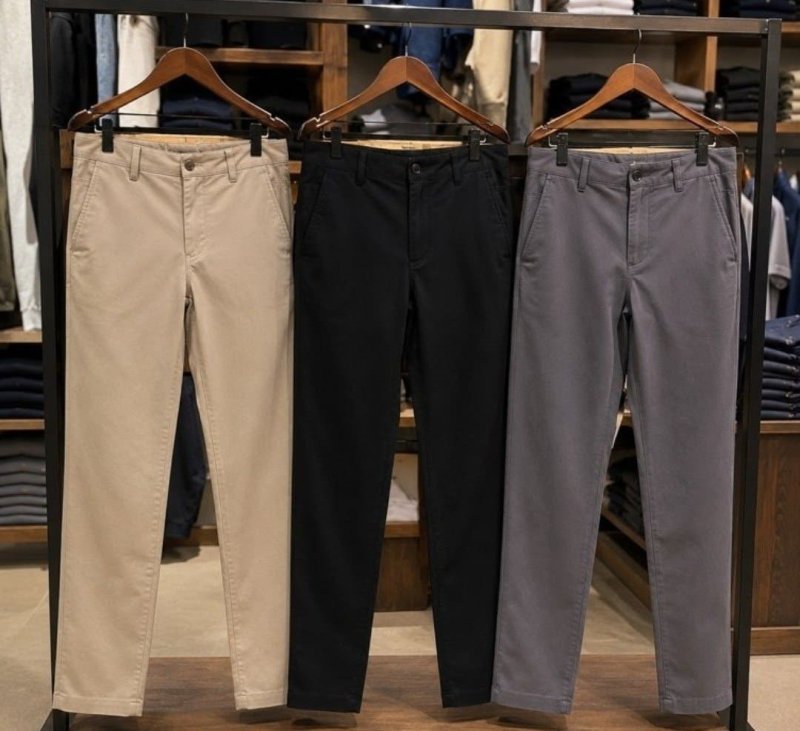 Calça Sarja Social Masculina Esporte Fino Com Elastano