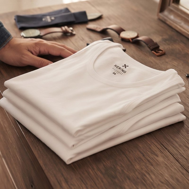 Kit Com 3 Regatas Masculinas Básicas Slim Hering