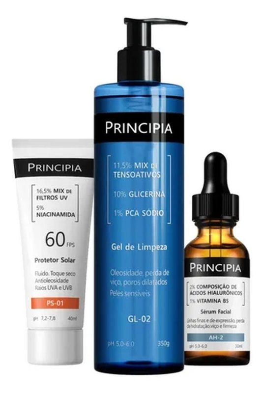 Principia Kit Primeira Rotina C/ Gl-02 Ah-2 Ps-01 Fps60