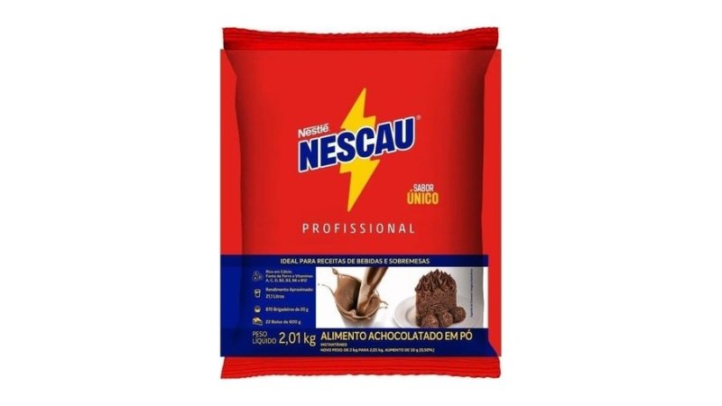 Achocolatado Nescau Profissional Sache 2,01kg