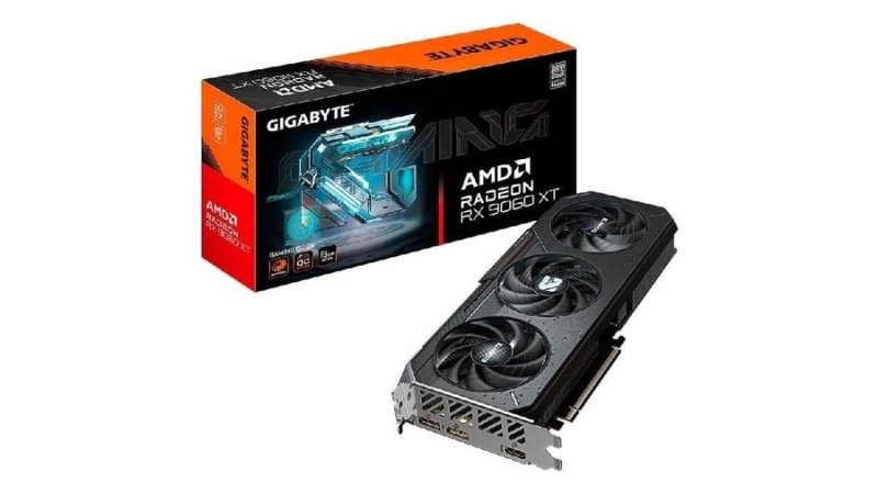 Placa de Vídeo Gigabyte RX 9060 XT Gaming OC AMD Radeon, 8GB, GDDR6, 128bits, Tripe Fan, OpenGL 4.6 GV-R9060XTGAMING OC-8GD
