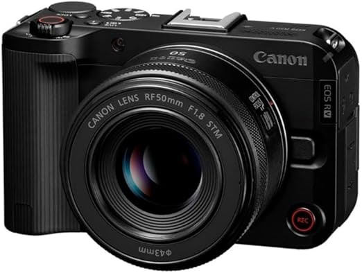 Canon EOS R50V + Lente RF-S 14-30MM F4-6.3 IS STM PZ - Câmera Mirrorless