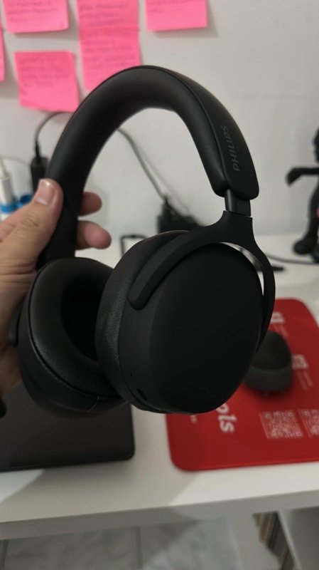 PHILIPS, Headphone Bluetooth, TAH2300BK/00, Com Microfone, Até 55 horas de bateria, Design Over-ear, Dobrável, Preto