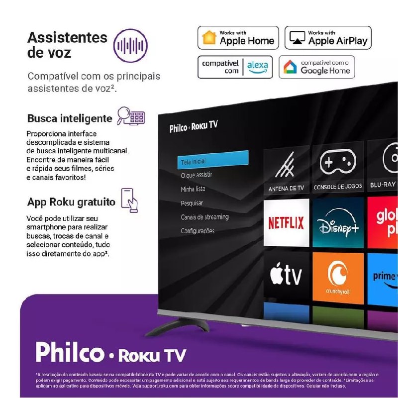 Smart TV 39" Philco Full HD