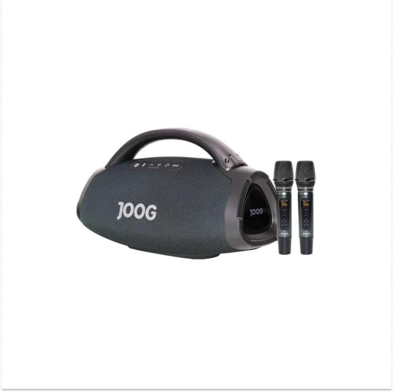 Joog Speaker One HiFi JOF-01 200WRMS - Auracast TWS 2 Microfones - Preto