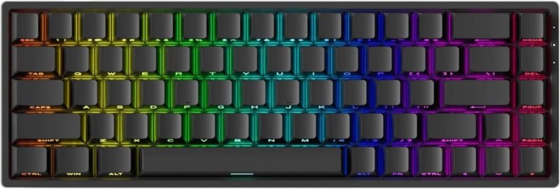 Akko Monsgeek Fun68 RGB Preto - Teclado Gamer 8K Hall Effect