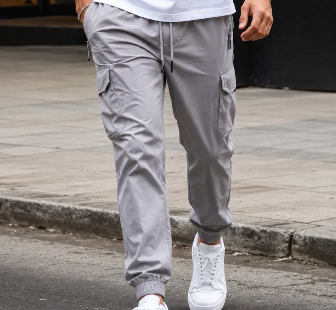 Calça Jogger Cargo Poliamida com Elastano + Frete Grátis
