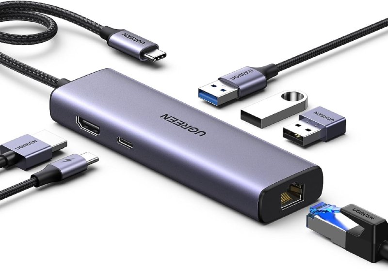 UGREEN Revodok Hub USB C 6 em 1