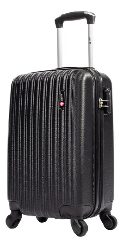 Mala de Bordo Swiss Move Londres 10kg – Preta