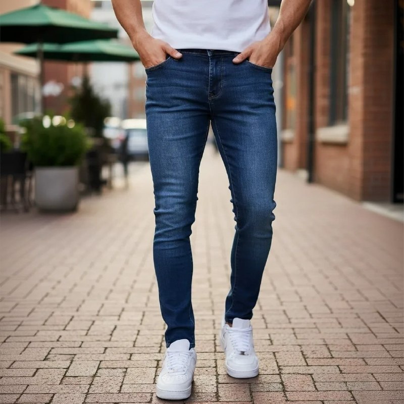 Calça Jeans Elastano Lycra (3 cores)