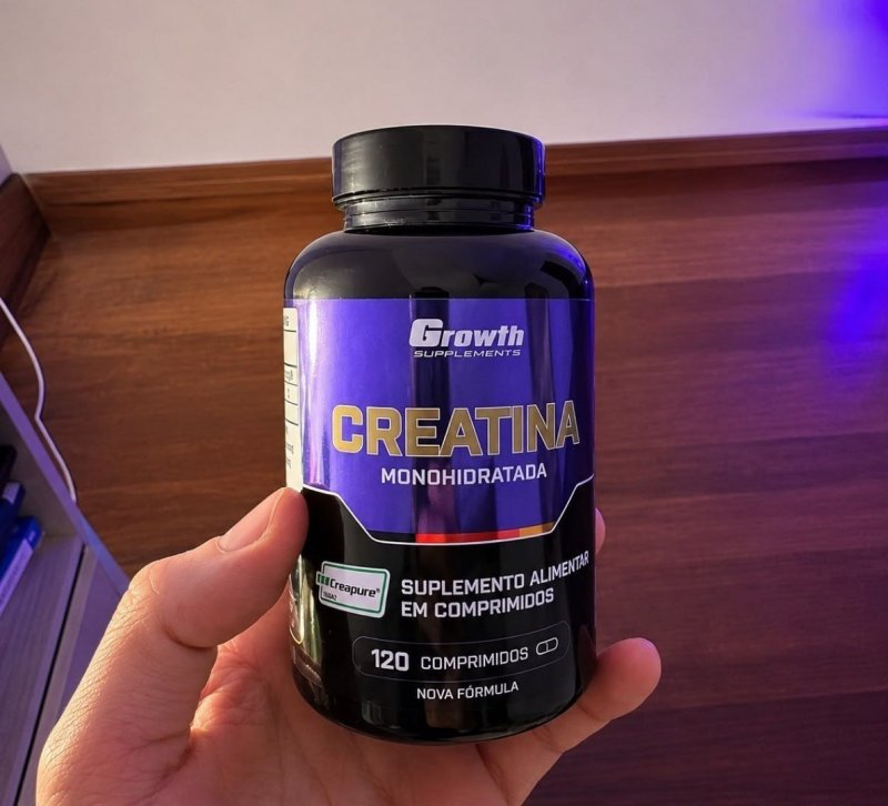 Creatina Creapure® 120 Comprimidos Growth Supplements Neutro