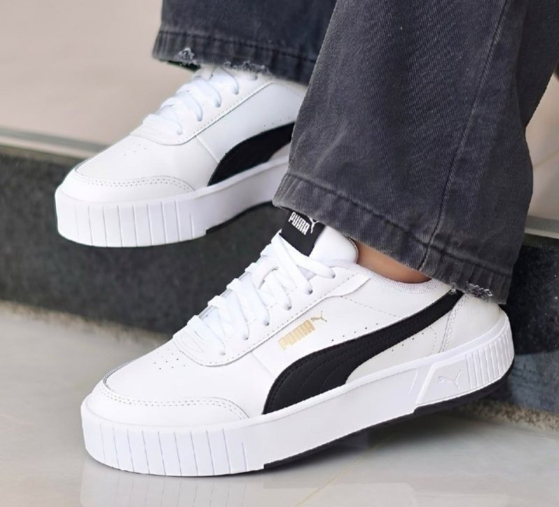 Tênis Carina Feminino Puma Branco E Preto 37 Br