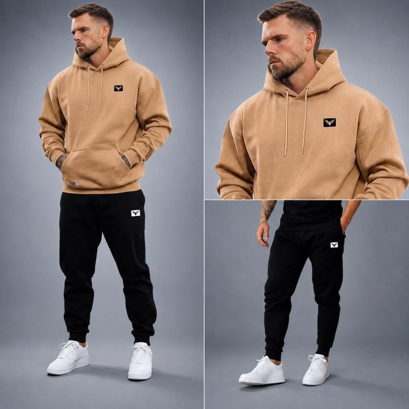 Conjunto De Moletom Polo Calça + Blusa De Frio Kit Masculino
