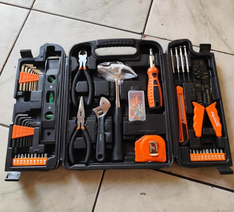 Sparta Maleta de ferramentas kit com 129pçs