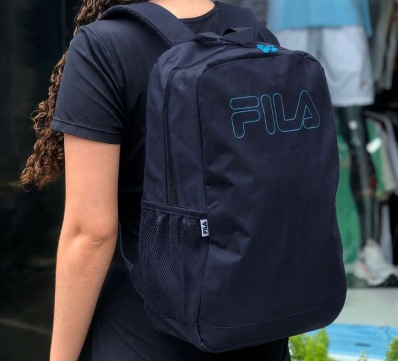 Mochila Basic Outline Fila Vermelho Liso