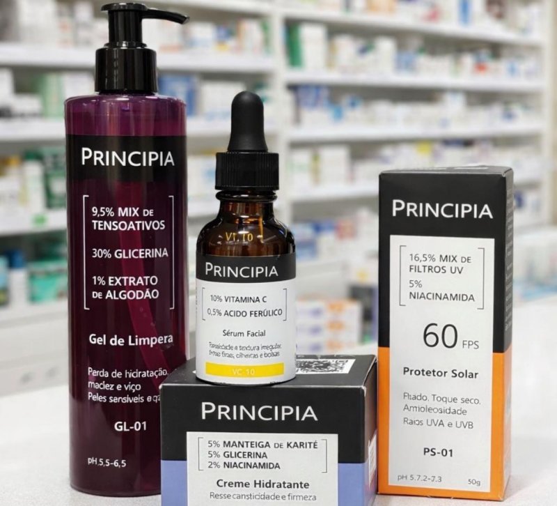 Principia Kit Essencial Gl-03 + Ch + Vc + Ps