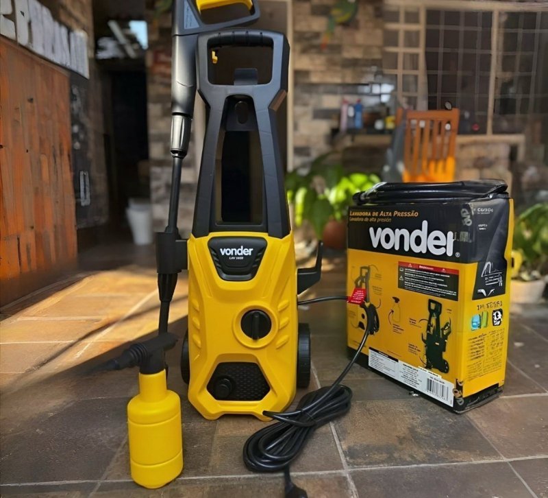 Lavadora De Alta Pressão Vonder 1400w Lav 1600 Amarelo 127 V