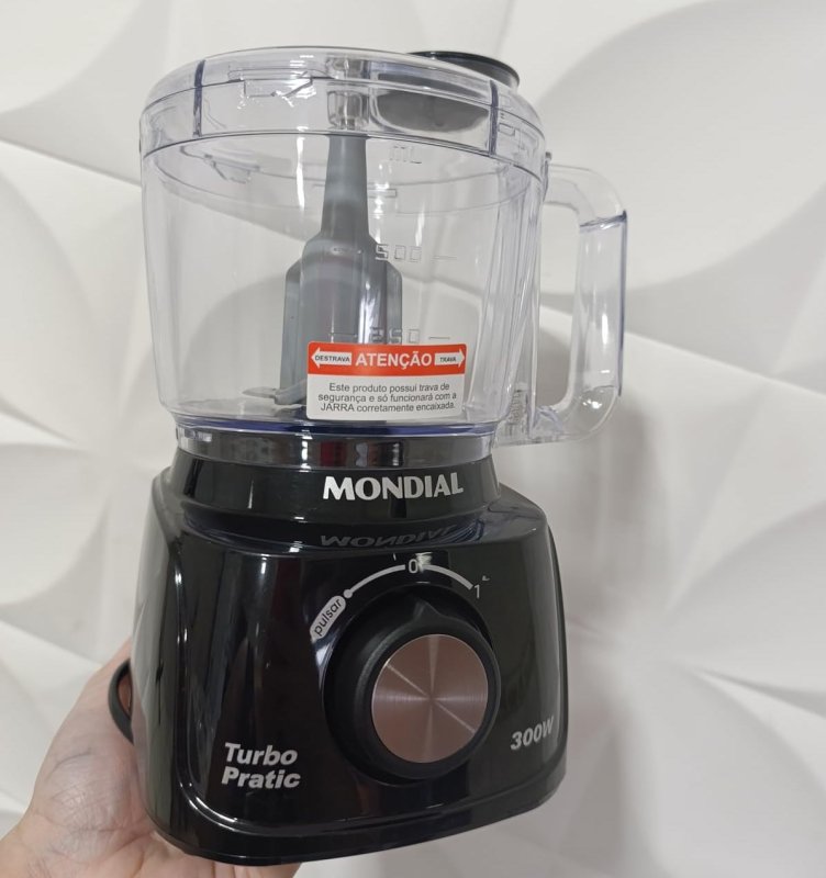 MONDIAL Mini Processador Turbo Pratic 300W, 110V