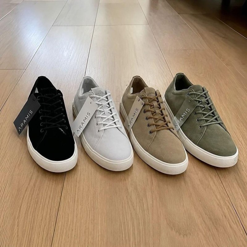 Tênis Masculino Aramis Couro Leve Casual Elegante Resistente