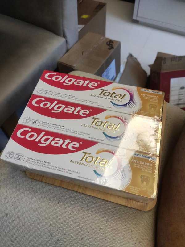 3 Un. Colgate Creme Dental Total Anti Tártaro 90G