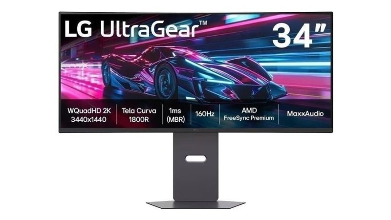 Monitor Gamer LG UltraGear™ Curvo 34G600A-B 34" QuadHD 2K