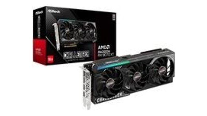 Placa de Vídeo ASRock Radeon RX 9070 XT Challenger, AMD, 16GB 90-GA61ZZ-00UANF