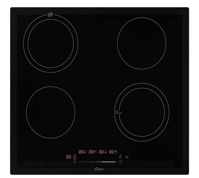 Cooktop por Indução Oster, Touch Screen, 4 Bocas, 220V, OTOP402
