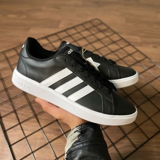 Tênis adidas Grand Court Base 3.0 E Casual Urbano Preto Preto 40 Br