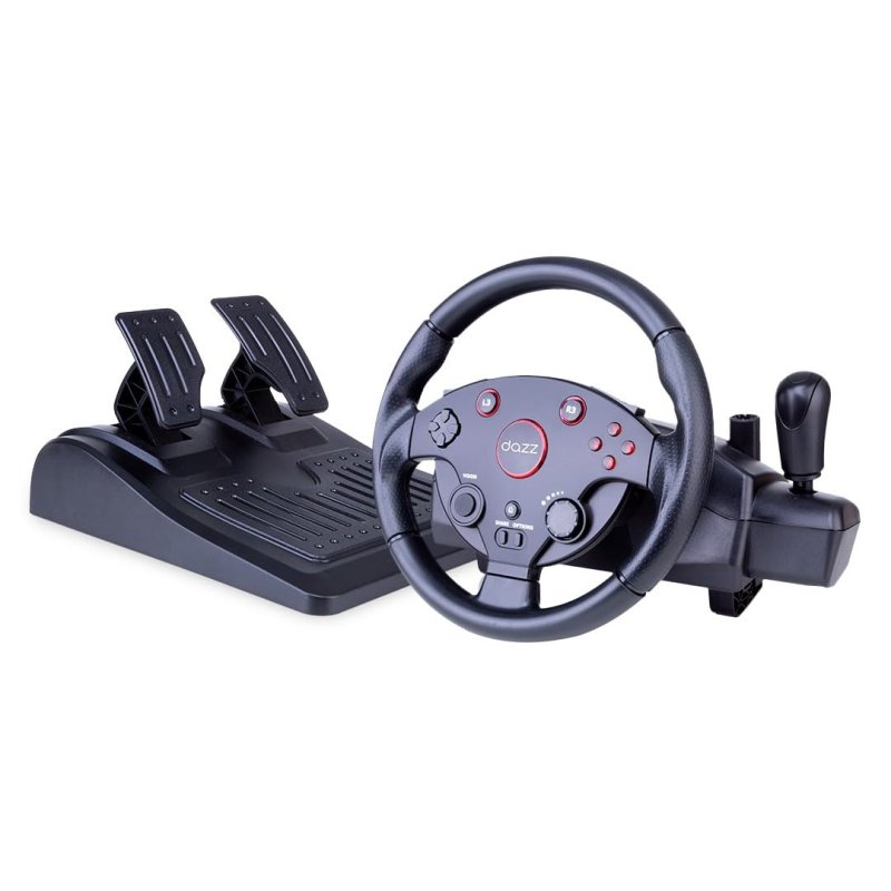 Volante de Corrida + pedal Force Driving Dazz