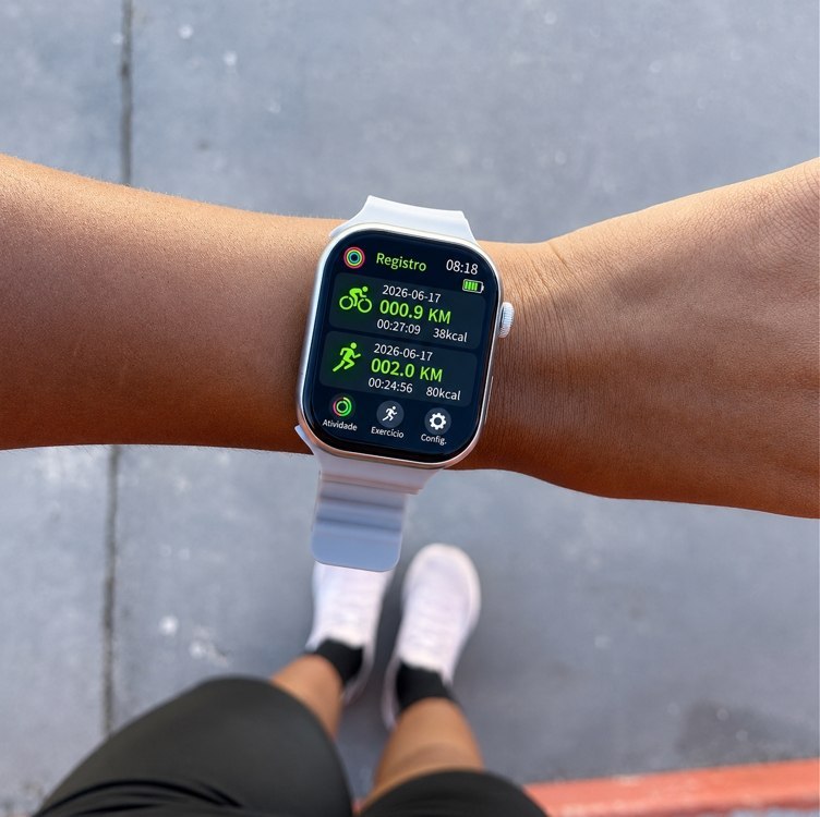 Smartwatch S10 Série 10 Relógio Digital Masculino Feminino Resistente A Agua