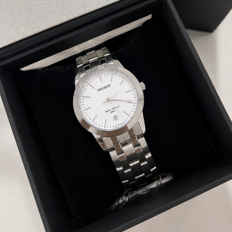 Relógio Orient Masculino MBSS1004A Prata Analógico Aço Inoxidável