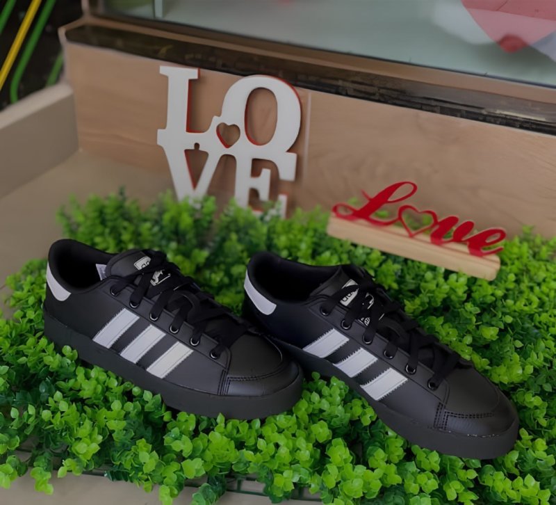 Tênis Masculino E Feminino Jump Hook adidas Preto Lisa 38 Br