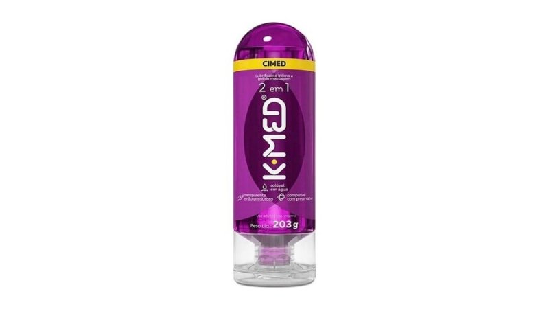 Gel Lubrificante Íntimo K-med 2 Em 1 200ml