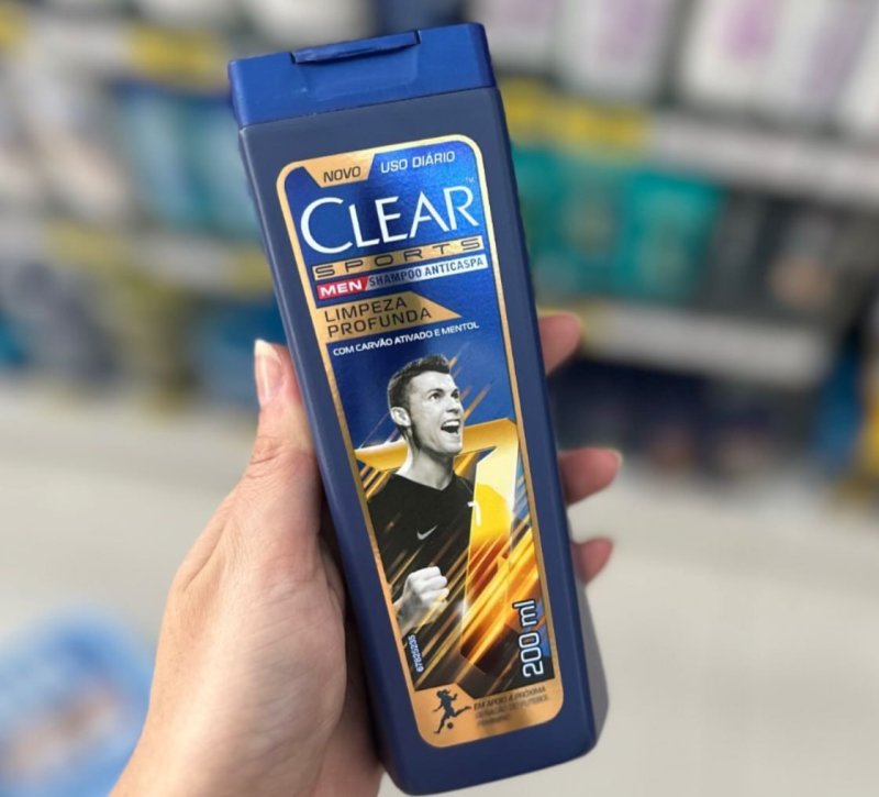 Shampoo Anticaspa Clear Men Limpeza Profunda 200Ml