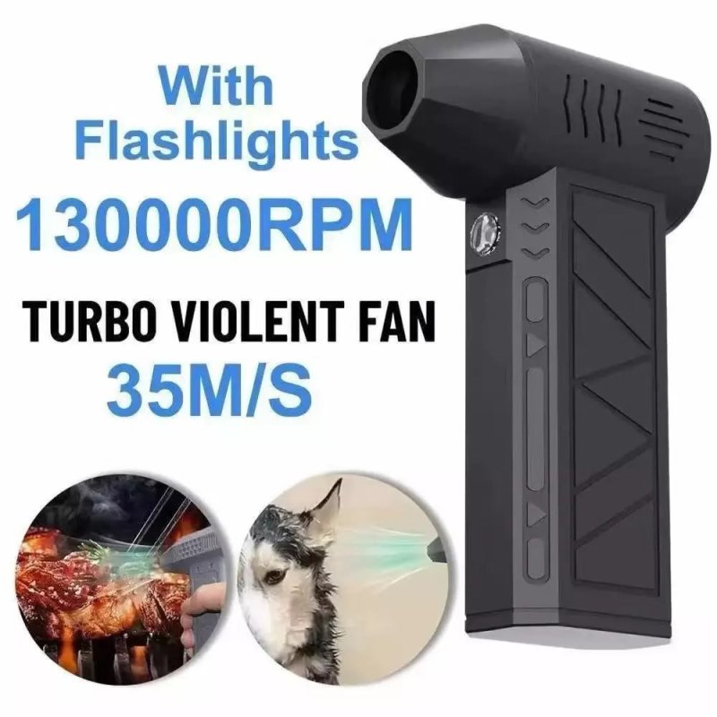 Ventilador Soprador De Ar Turbo 130000 Rpm Sem Fio Portátil