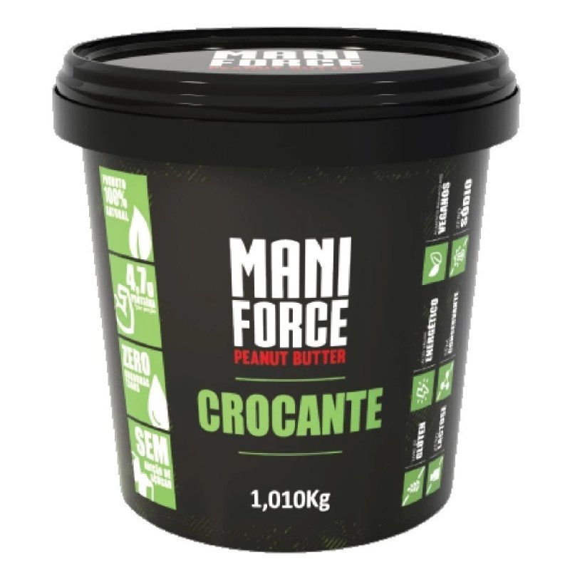 1kg Pasta De Amendoim Integral Vários Sabores Maniforce