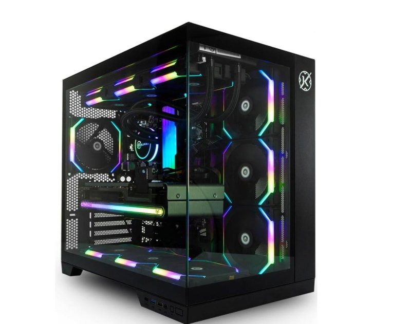 Gabinete Gamer Kalkan Asgard Preto Aquário sem fans KLK00040