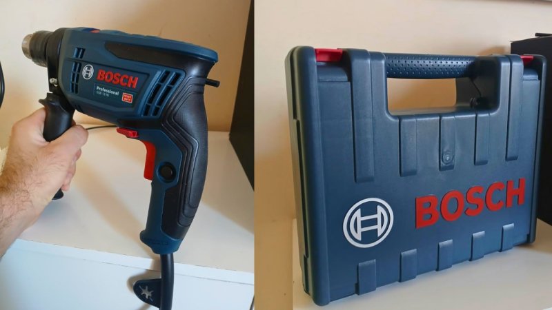 Bosch Furadeira de Impacto GSB 13 RE-M - 750W 127V, em maleta