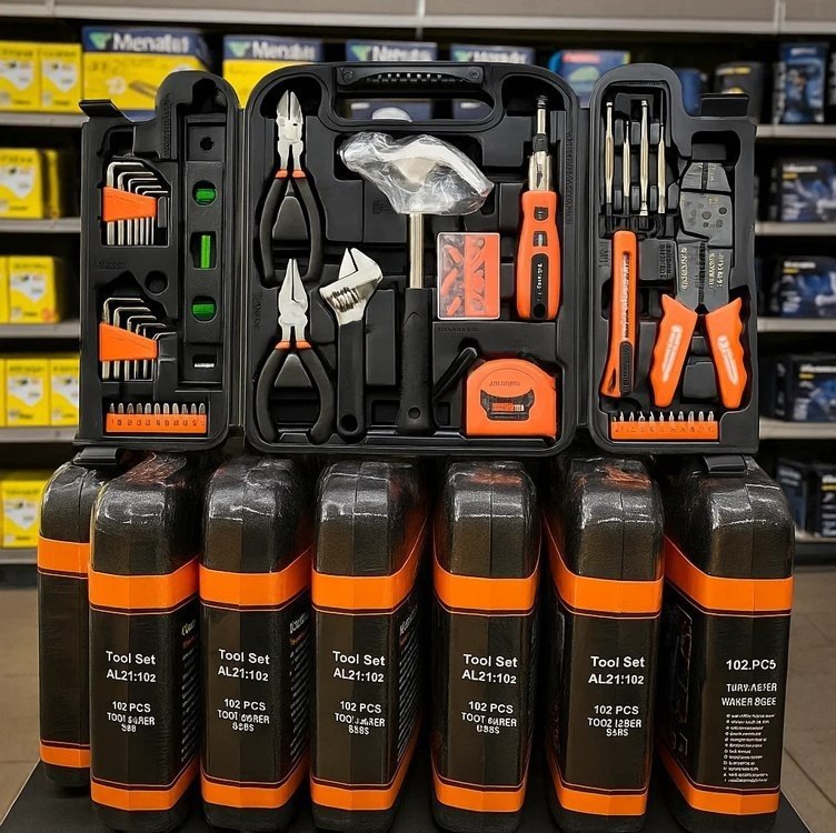 Sparta Maleta de ferramentas kit com 129 peças