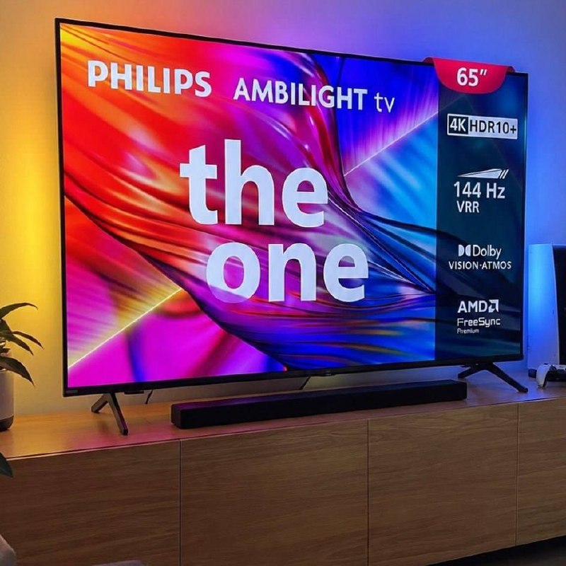PHILIPS Smart TV Ambilight THE ONE 65" 4K 144 Hz