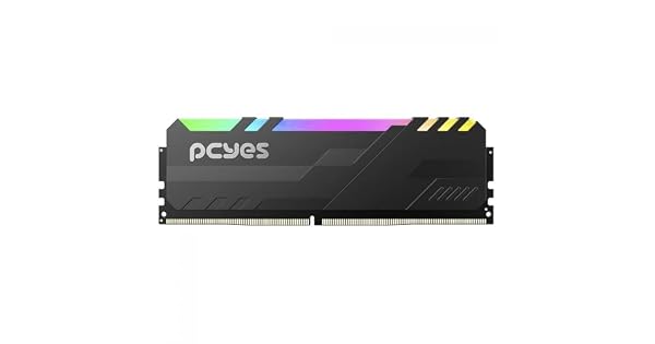 MEMÓRIA GAMER PCYES UDIMM 16GB DDR4 3200MHZ BLACK COM RGB PM163200D4BR