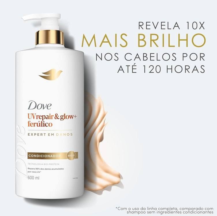 Dove Condicionador UV Repair & Glow + Ferúlico 600ml