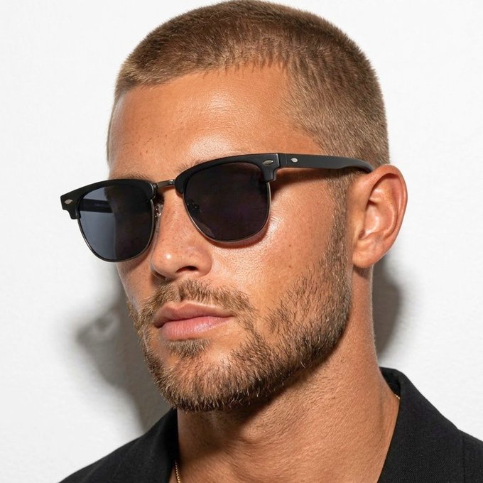 Óculos de Sol Preto Cacife Brand Proteção UV400 + Frete Grátis