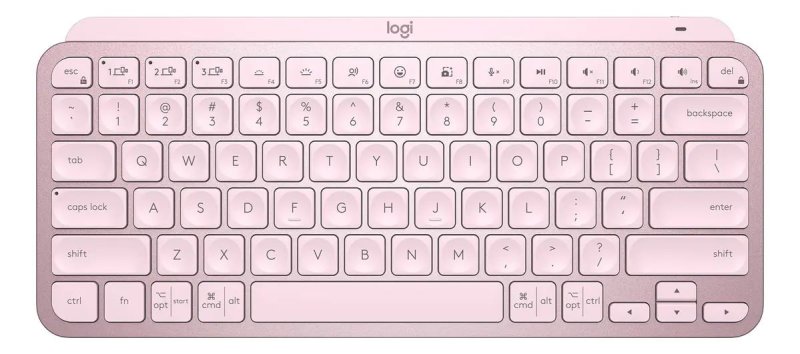 Logitech MX Keys Mini - Teclado Sem Fio - Layout Espanhol - Rosa